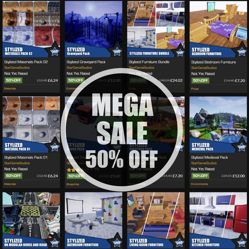 Save up to 50% on all Star Game Studios products now through May 7.