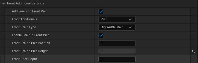 PROCEDURAL DOCK GENERATION ADDITIONAL SETTINGS