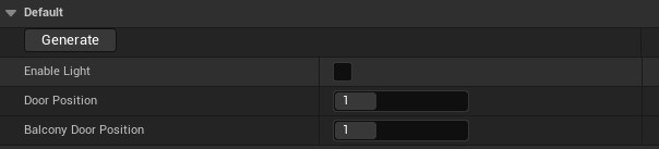 PROCEDURAL LIGHTHOUSE SETTINGS