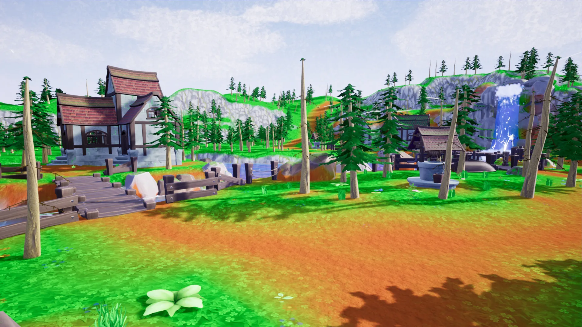 Stylized Modular Medieval Village
