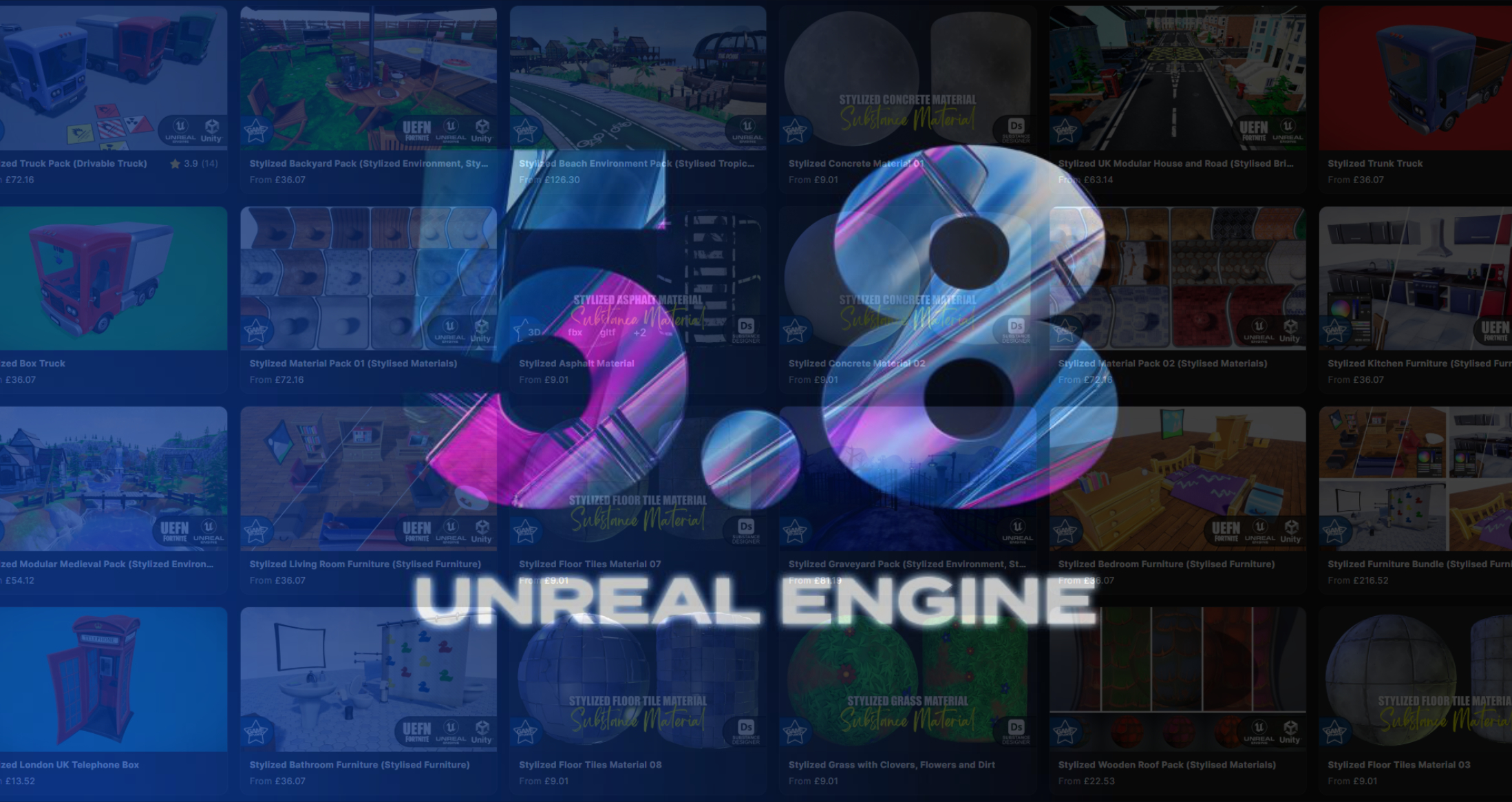 All Star Game Studios Assets Now Updated for Unreal Engine 5.8